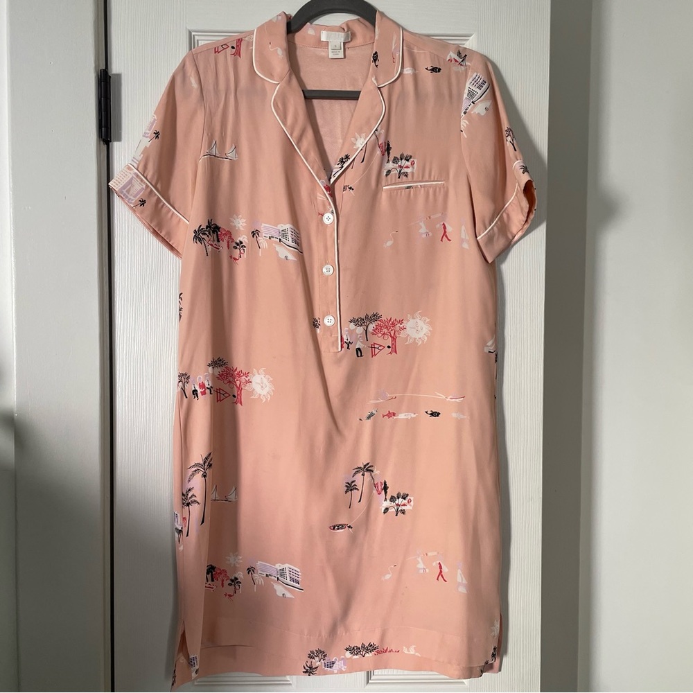 J.Crew Collection Pink Silk Dress
